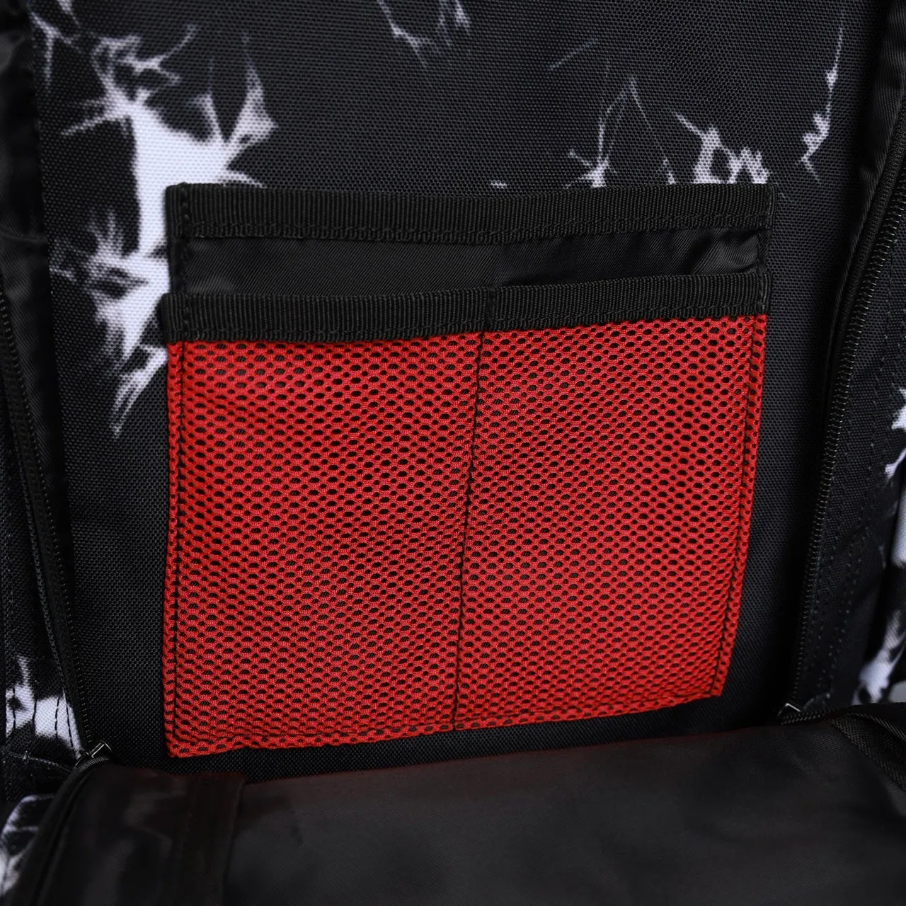 35L Backpack Black Lightning Immortal Red