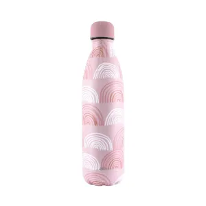 750ml Insulated Water Bottle Boho Rainbow