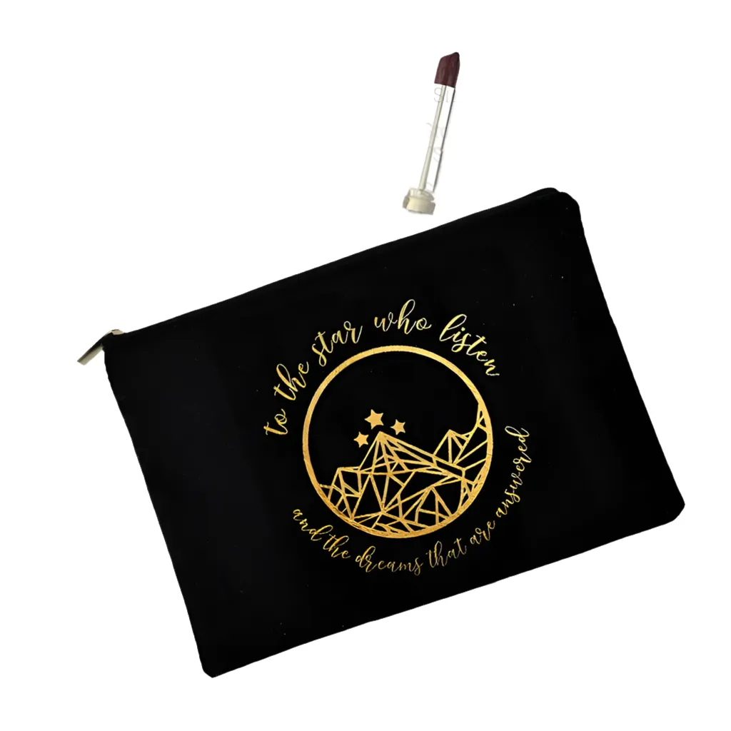 Acotar Book Lovers Canvas Cosmetic Bags