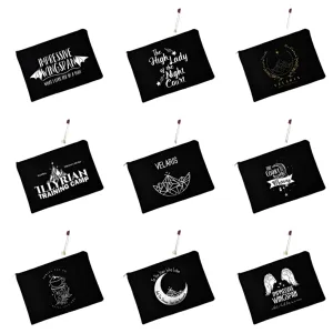 Acotar Book Lovers Canvas Cosmetic Bags