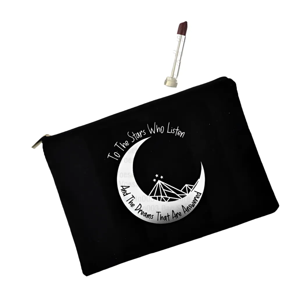 Acotar Book Lovers Canvas Cosmetic Bags