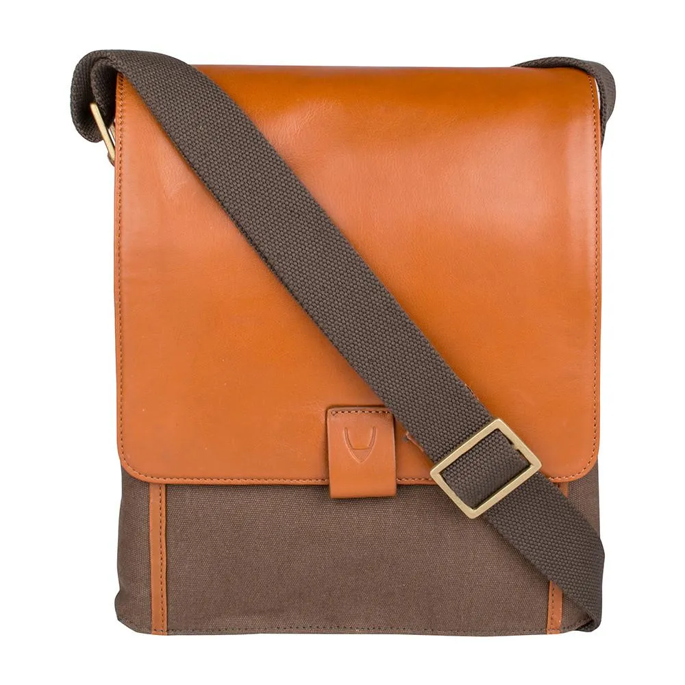 Aiden Medium Canvas and Leather Crossbody