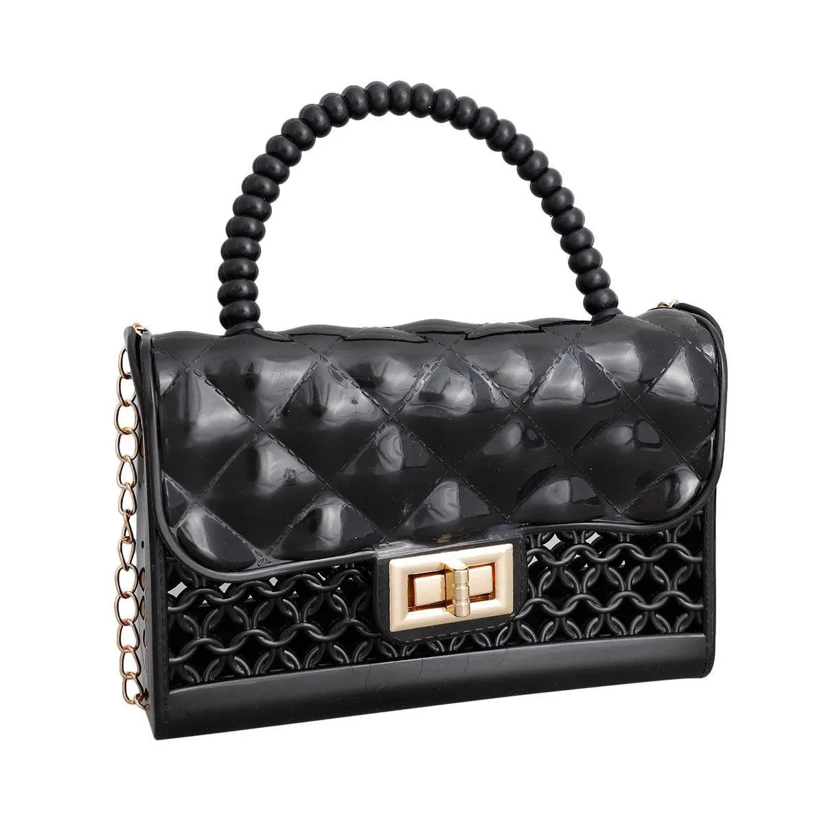 Black and Breezy Mini Crossbody Handbag: Unleash Your Inner Fashionista