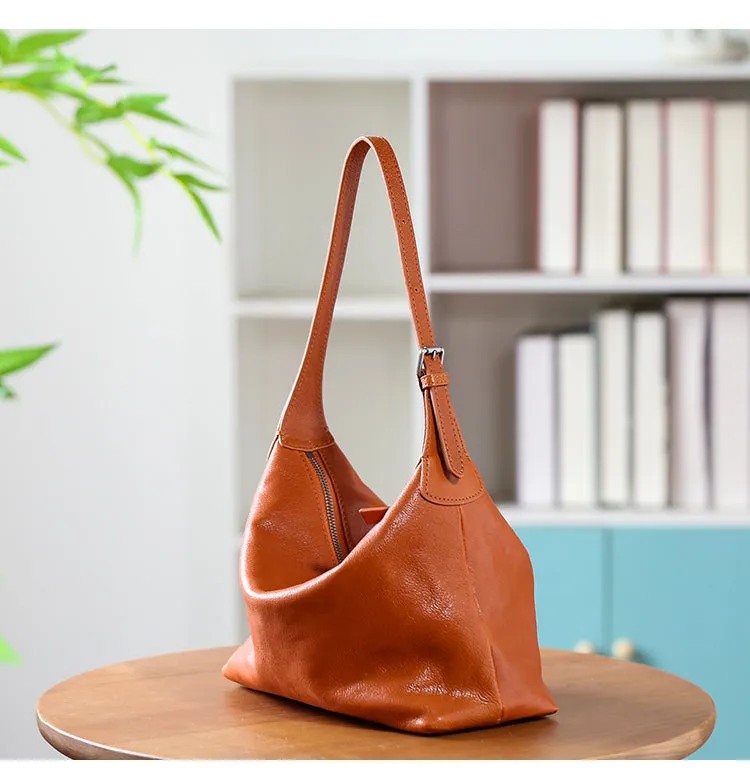 Black Leather Hobo Bag Hobo Leather Bags Women's Boho Bags