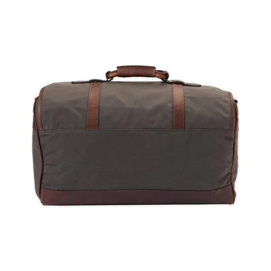 Canvas Weekender Duffel Bag (Bark/Bark)