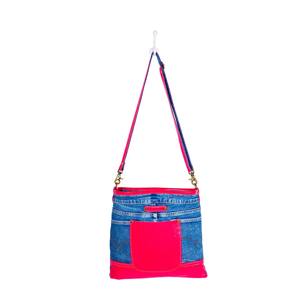 Charley Denim Shoulder Bag