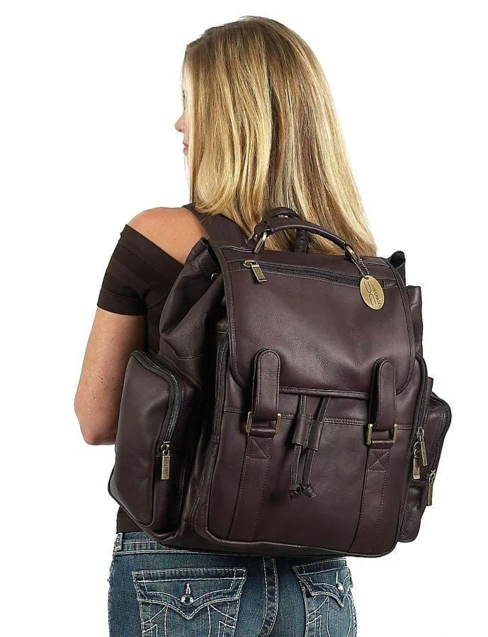 Claire Chase Jumbo Laptop Backpack Assorted Colors