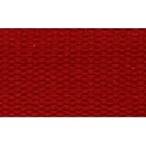 Cotton Webbing - Red - 1" (25mm)