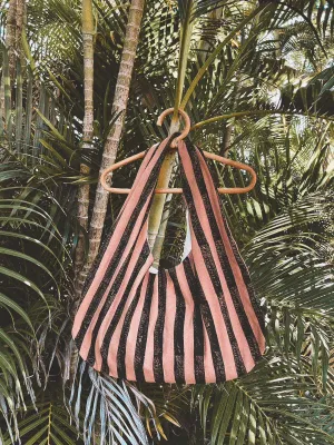 DREAM BAG | block-print stripe