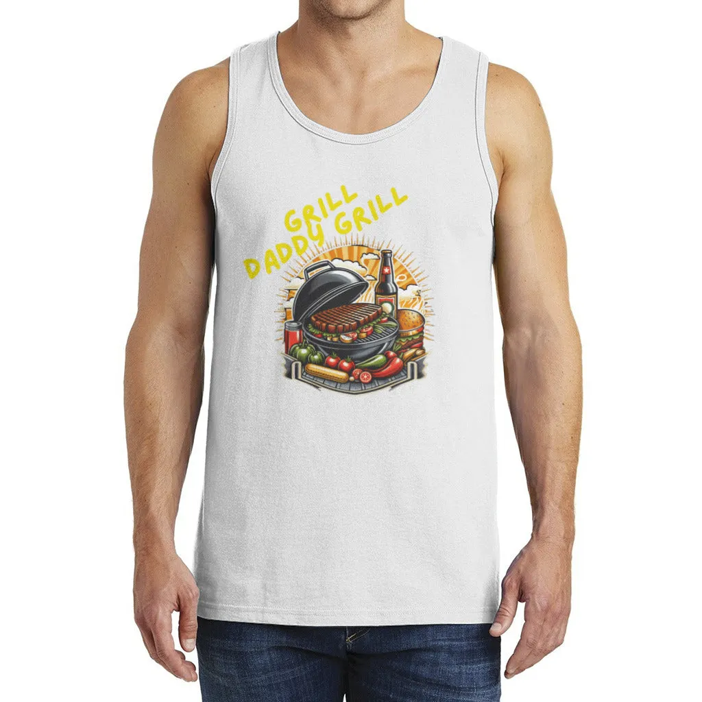 Grill Daddy Grill Men's Heavy Cotton Tank Top| Great Father's Day Gift