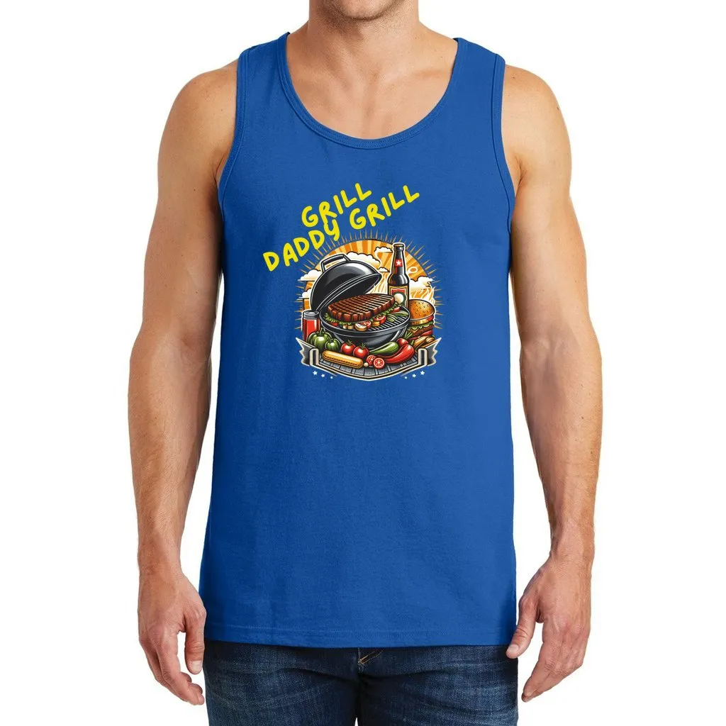 Grill Daddy Grill Men's Heavy Cotton Tank Top| Great Father's Day Gift