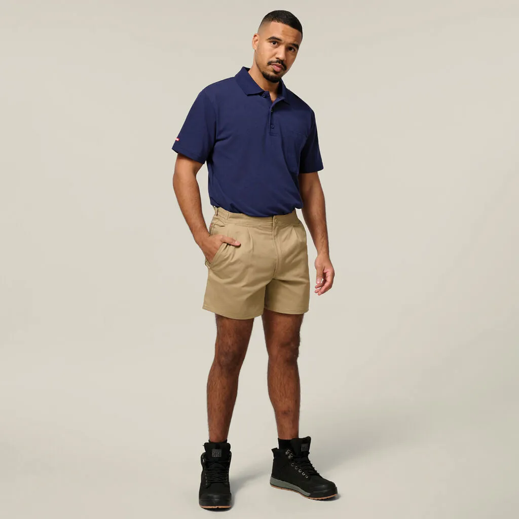 Hard Yakka Relaxed Fit Cotton Drill Short With Side Tabs (Y05340)