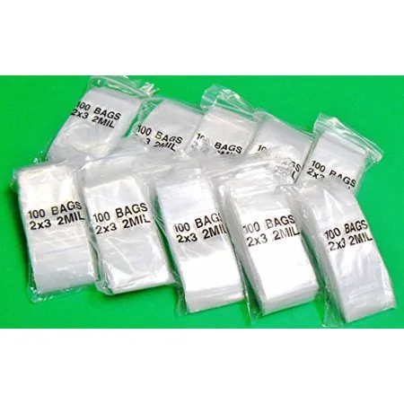 iMBAprice 2 x 3" 2 Mil Reclosable Bags - 1000