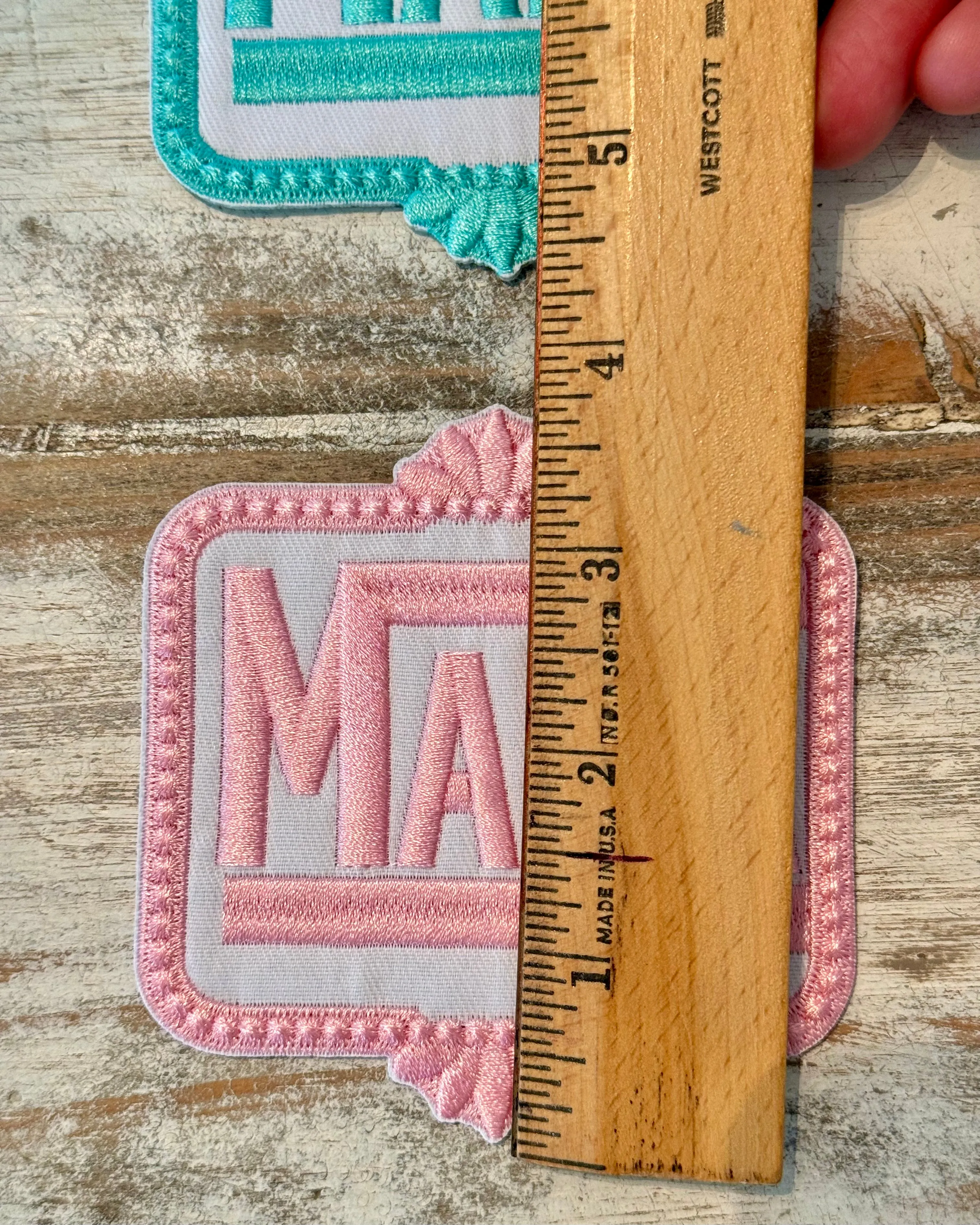 Large Mama Iron On Patches