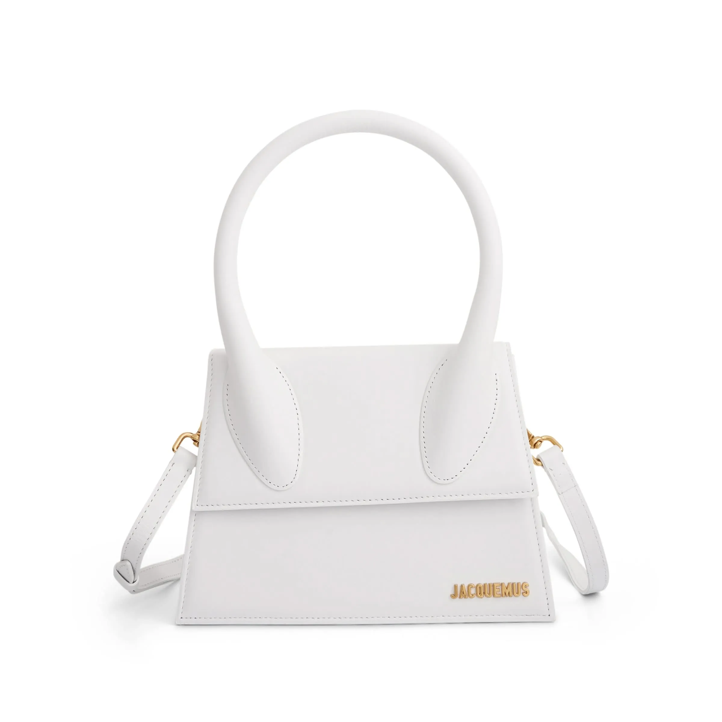 Le Grand Chiquito Leather Bag in White