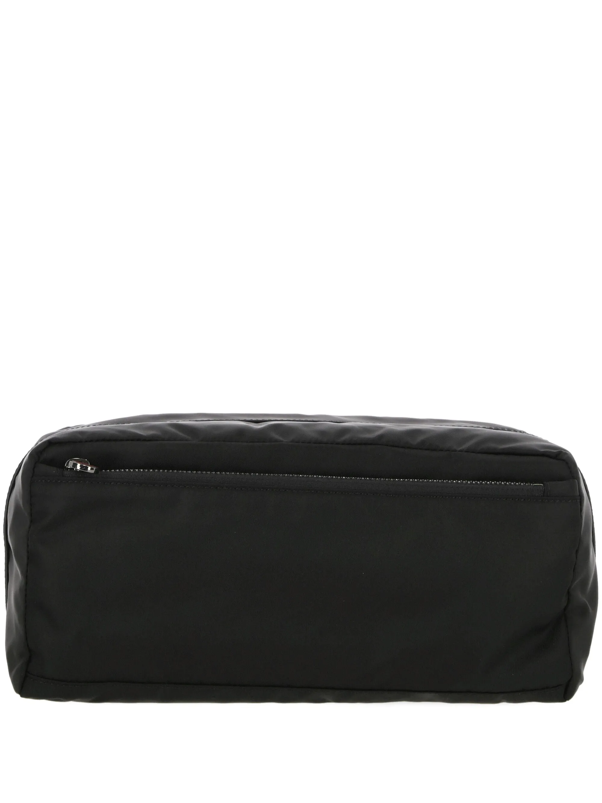 logo-plaque slouch wash bag