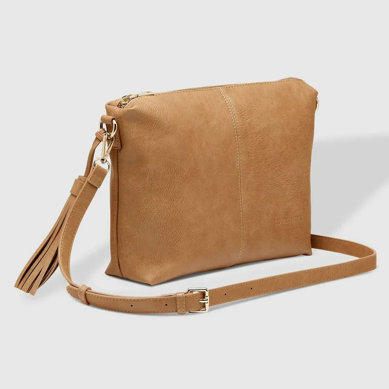 Louenhide - Kasey Stripe Crossbody - Camel