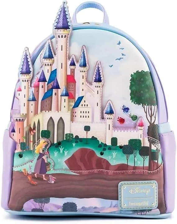 Mini backpack Loungefly Princess Castle Series “Sleeping Beauty”