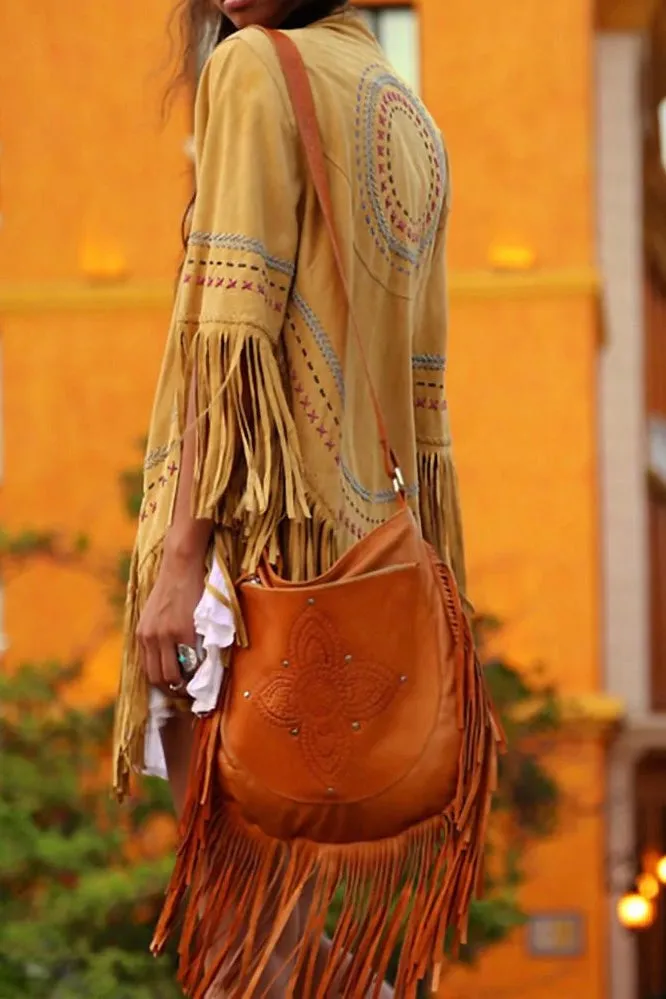 SIENNA BOHO BAG TAN