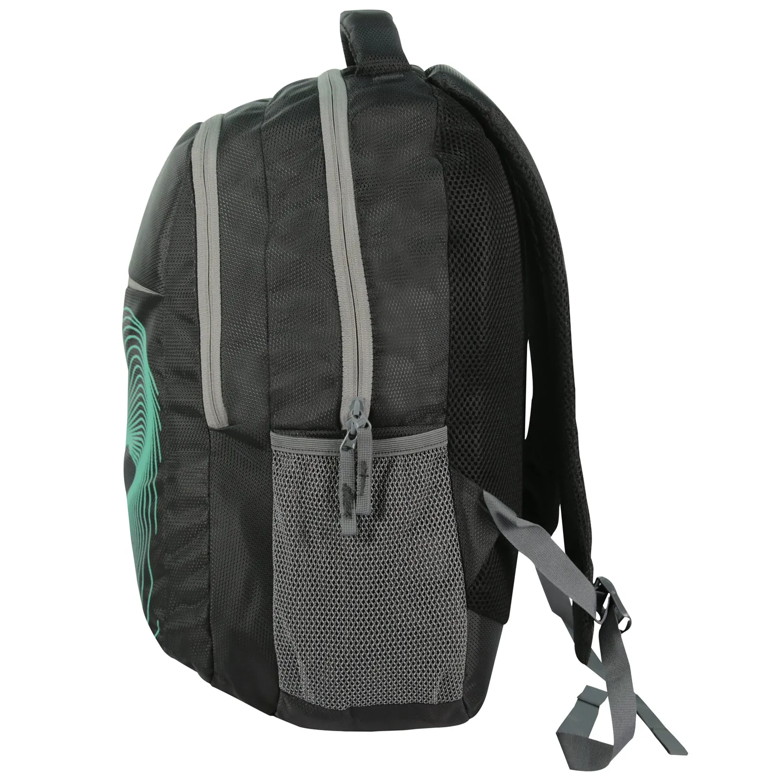 SIRIUS Laptop  LTP 06 Backpack Spiral print  Green & Black