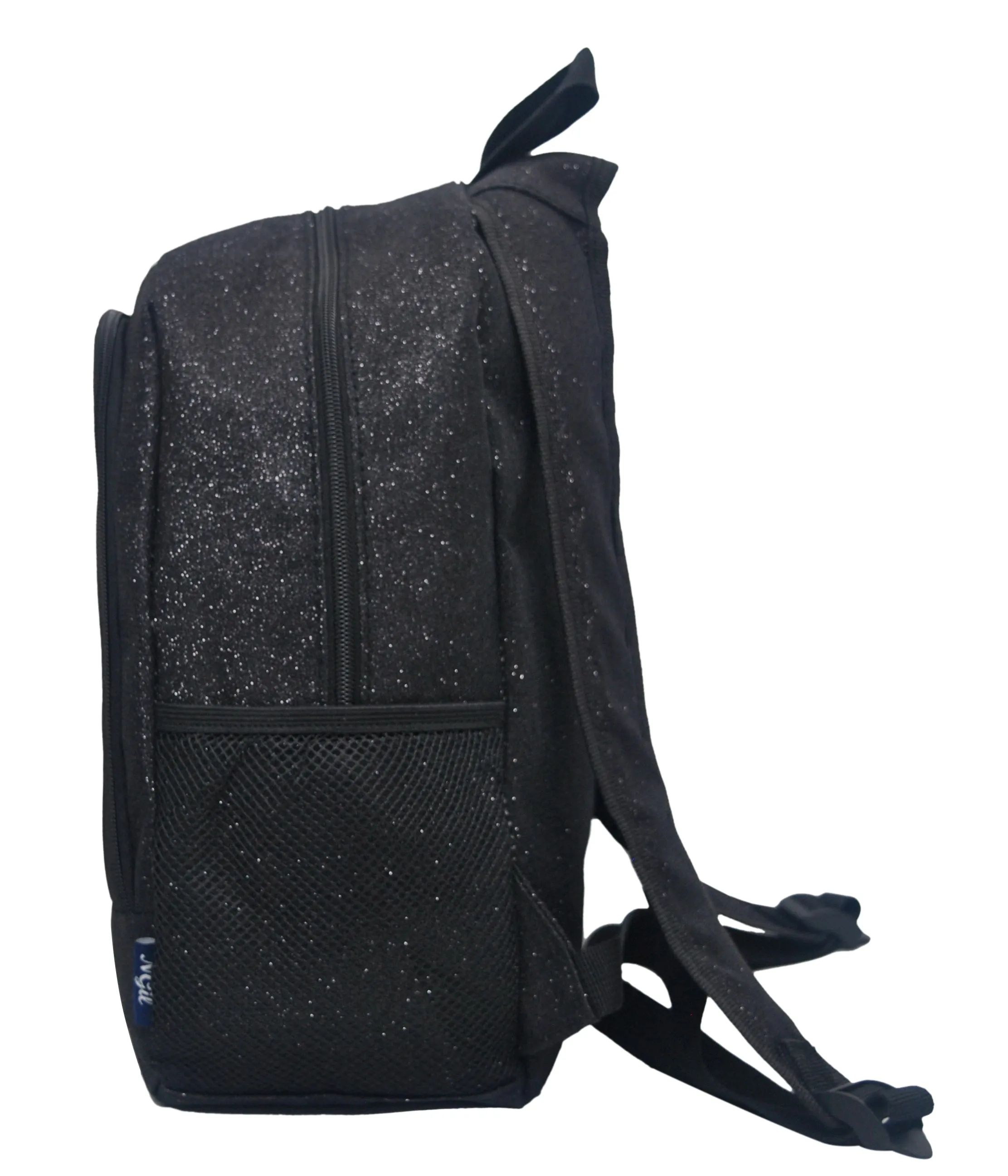 Small Size Black Glitter NGIL Backpacks For Dance Competition