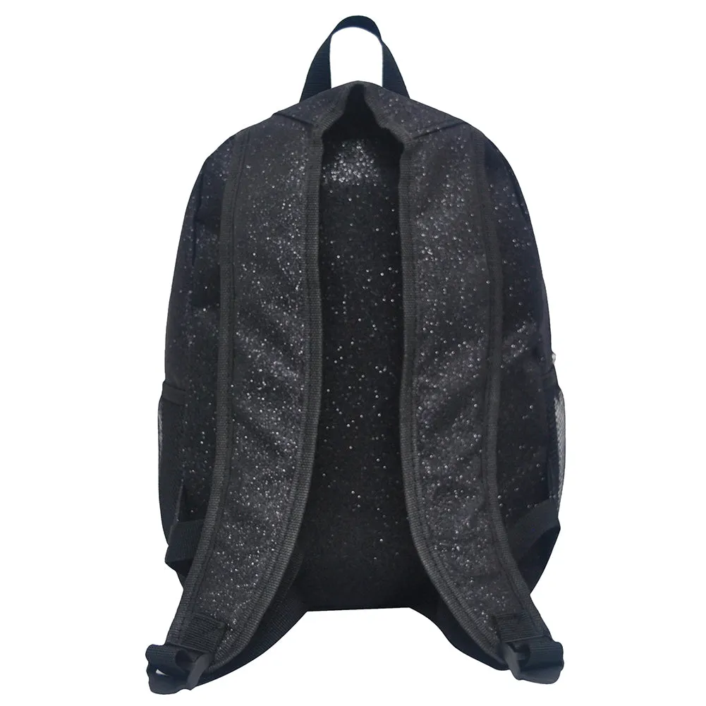 Small Size Black Glitter NGIL Backpacks For Dance Competition