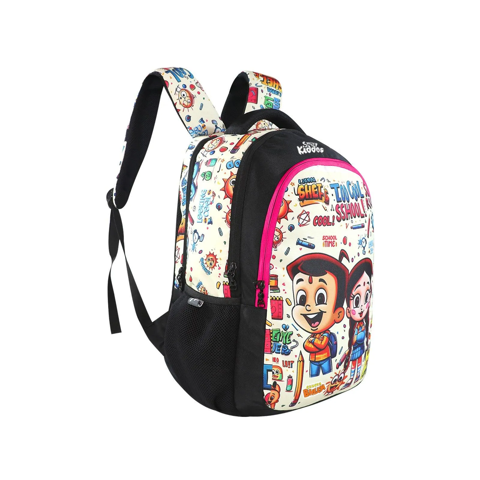 Smily Kiddos - Licensed Chhota Bheem Junior Backpack Too Cool III -Pink