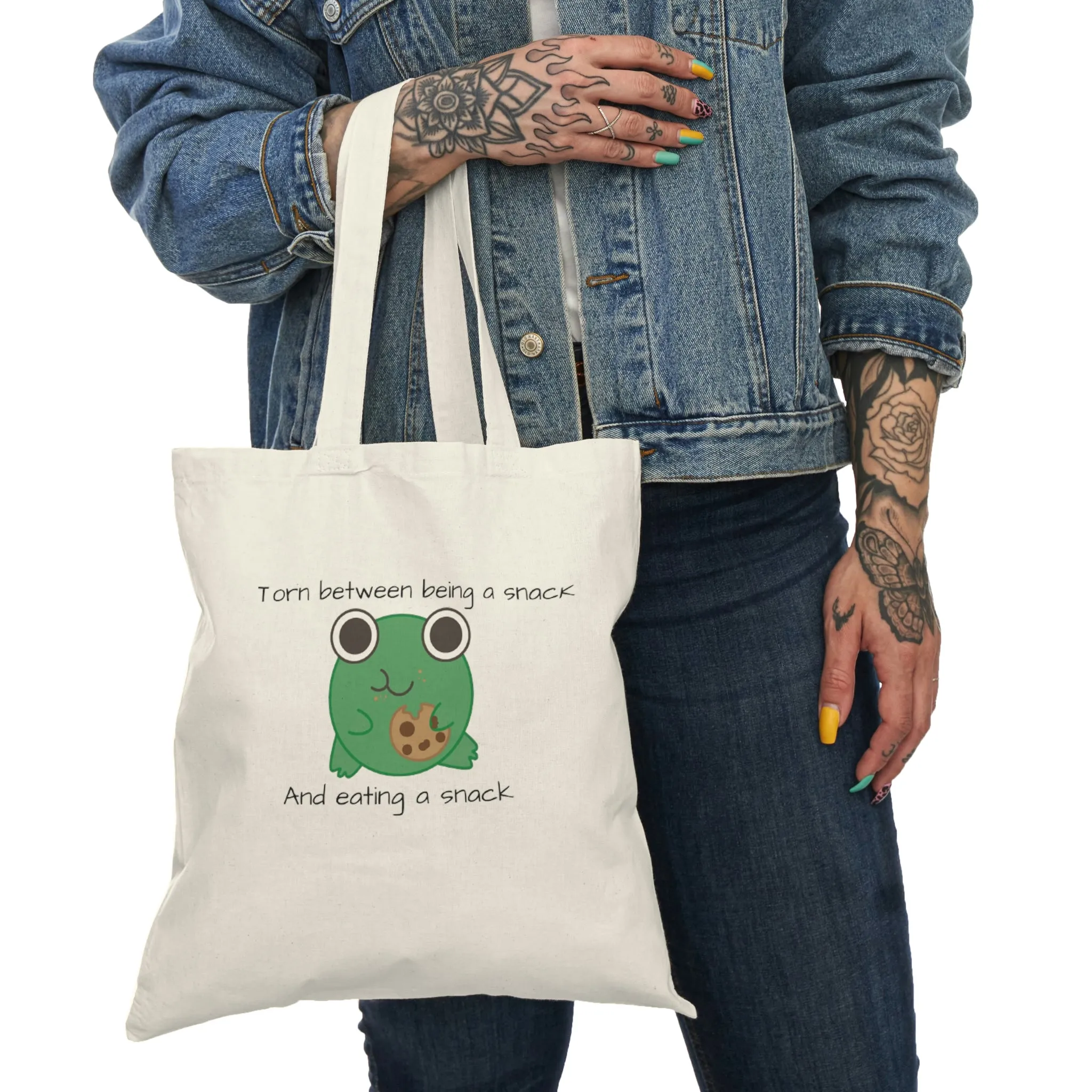 Snack Natural Tote Bag