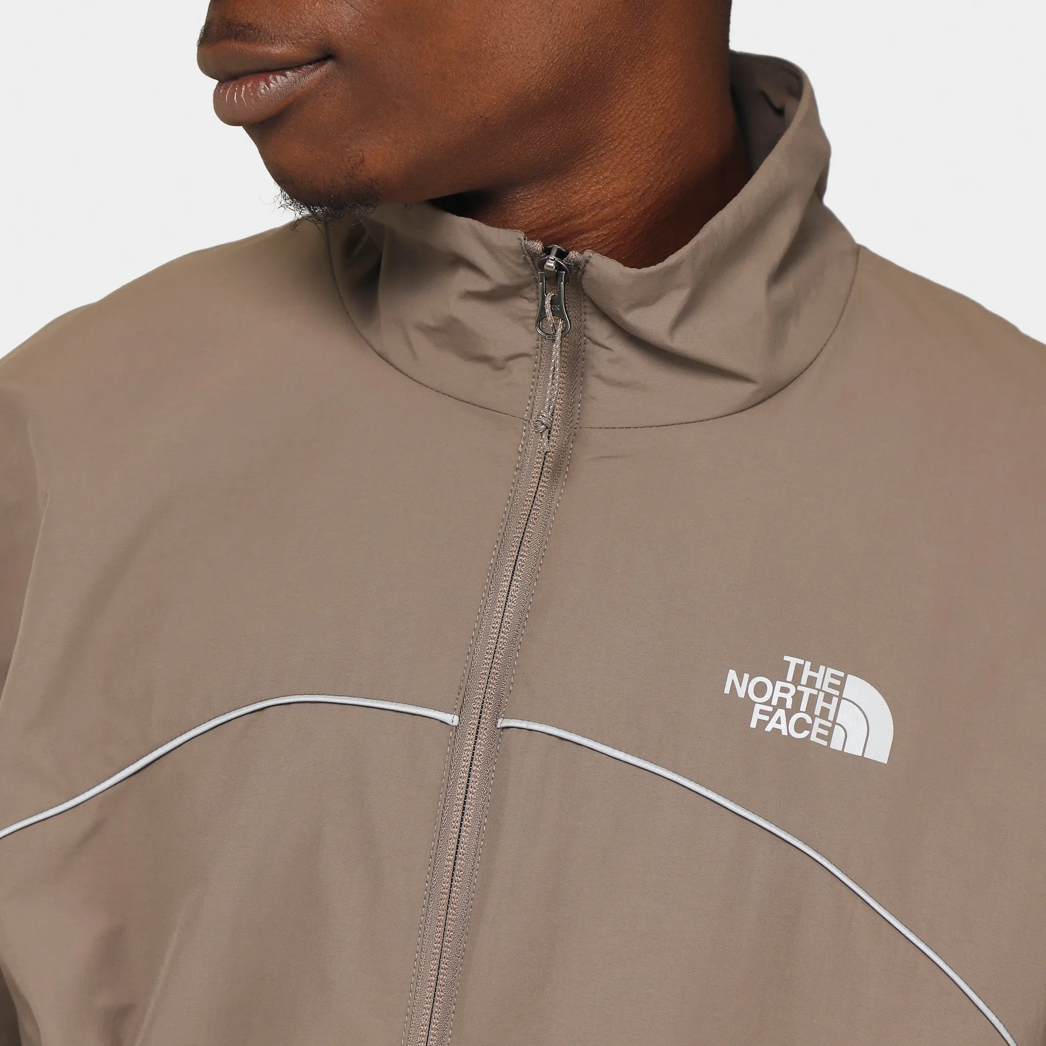 The North Face Tek Piping Wind Jacket / Falcon Brown