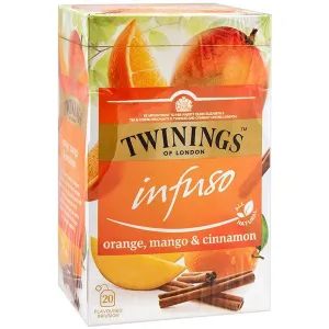 TWINING ORANGE MANGO & CINNAMON TEA BAGS 32GM