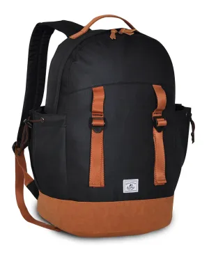 Vintage Suede Bottom School Backpack