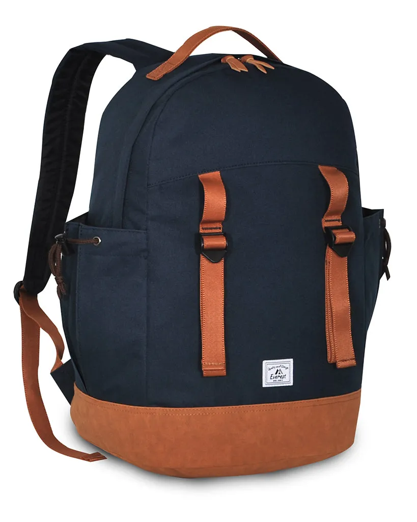 Vintage Suede Bottom School Backpack