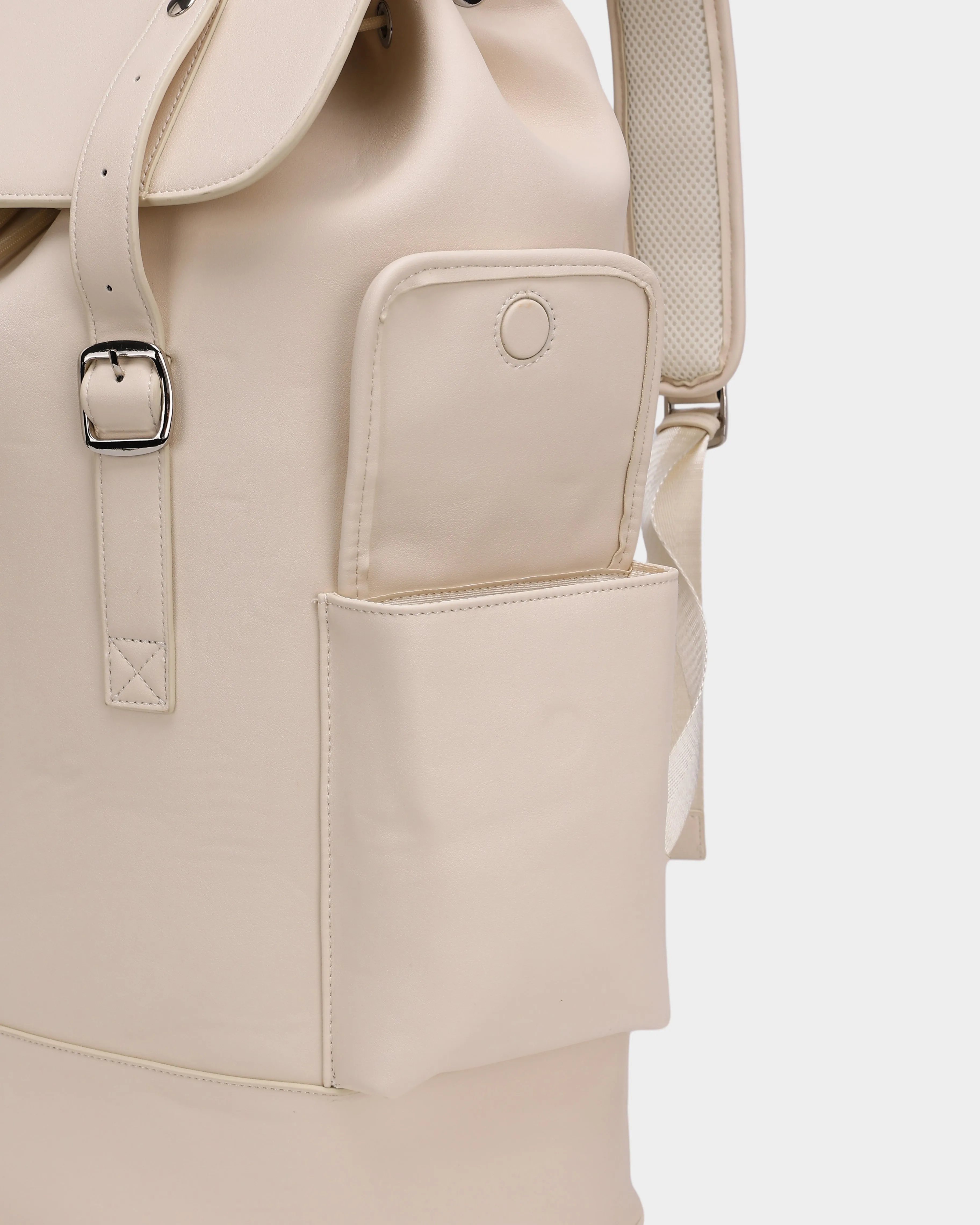 Wanderlust Backpack in Cream White