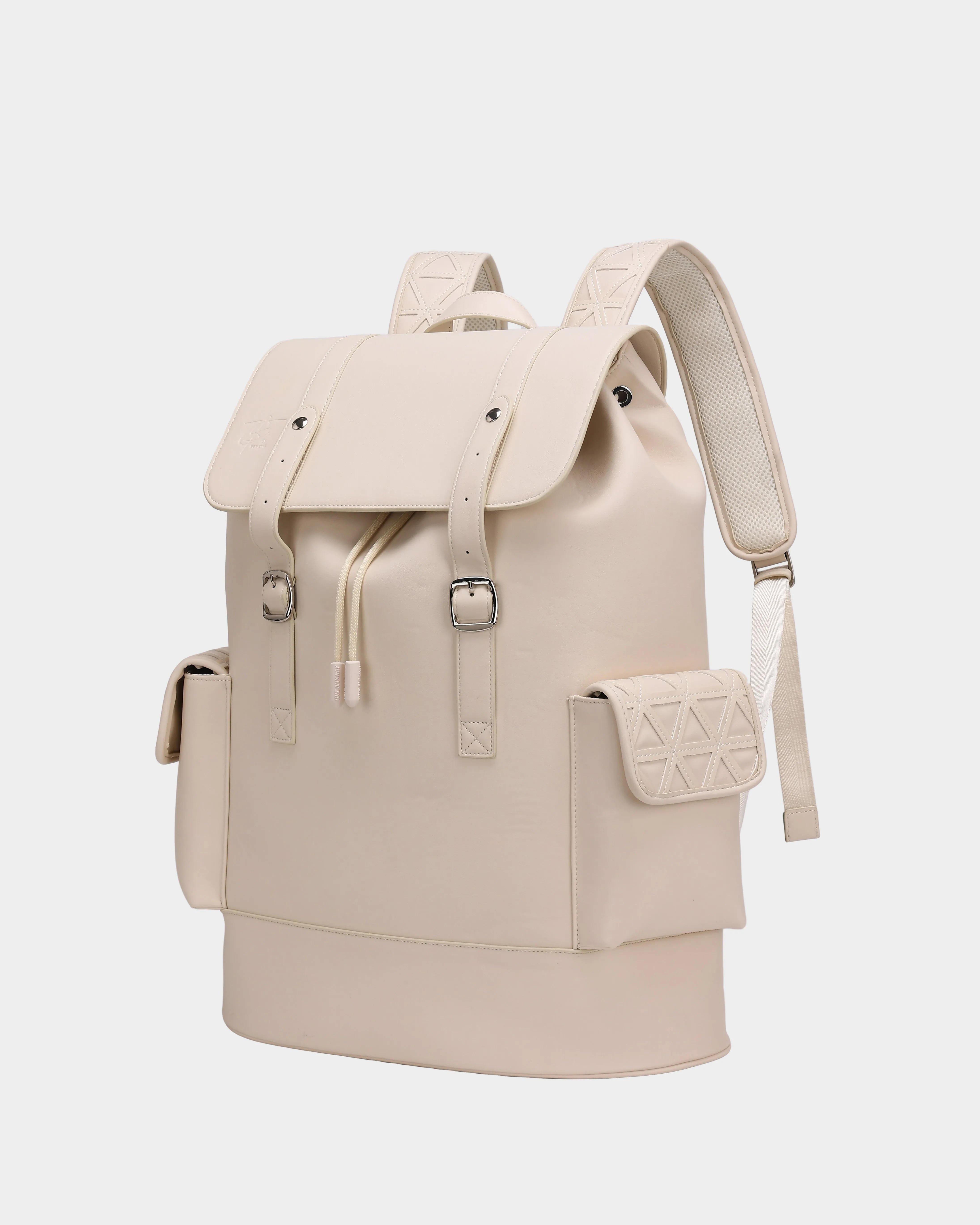 Wanderlust Backpack in Cream White