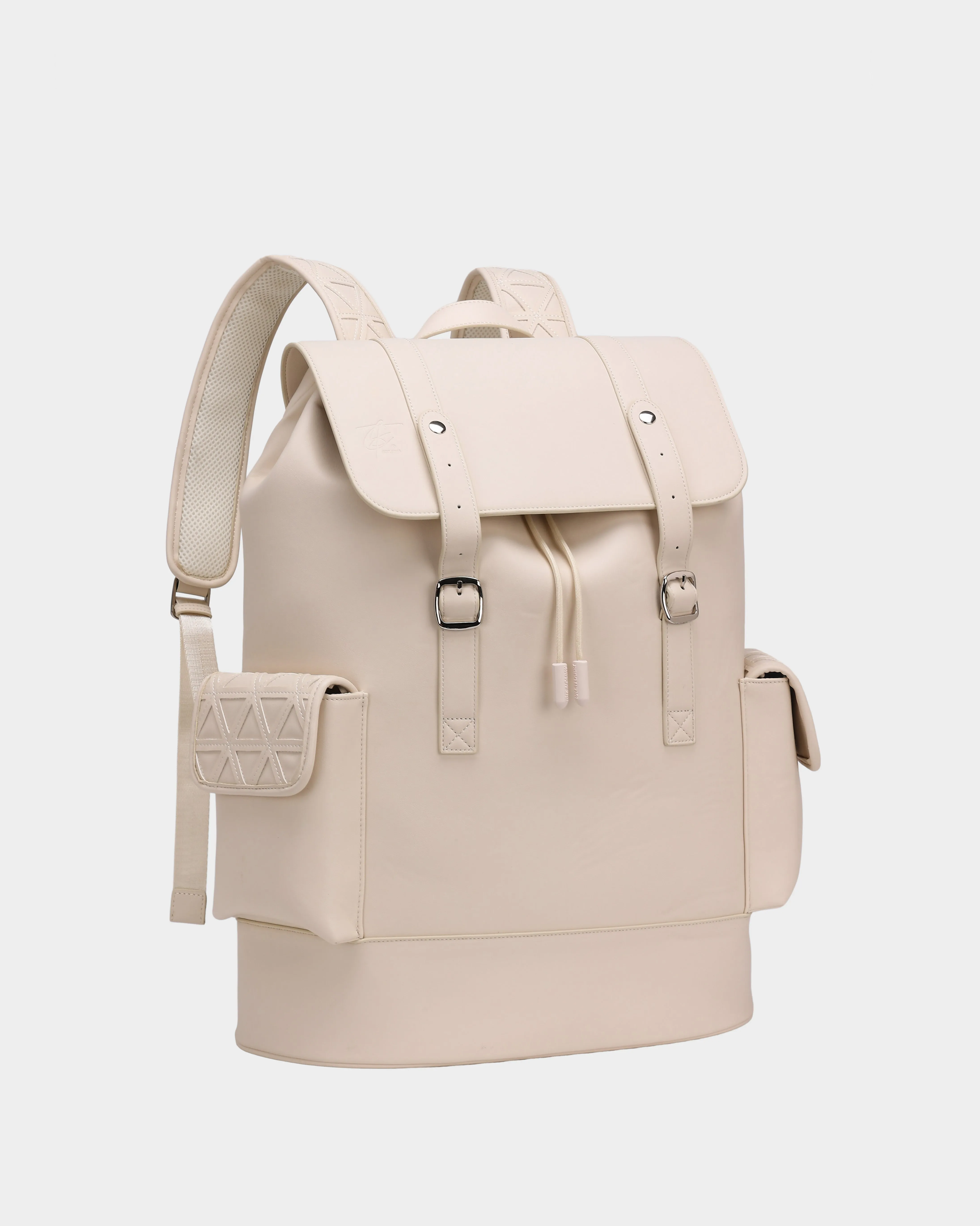 Wanderlust Backpack in Cream White